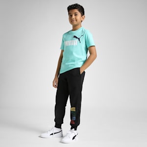 Youth Graphic Pants, PUMA Black, extralarge-IND