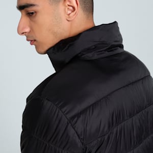 Men's Colorblock Woven Padded Jacket, PUMA Black, extralarge-IND