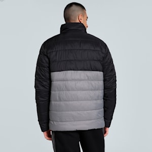 Men's Colorblock Woven Padded Jacket, PUMA Black, extralarge-IND