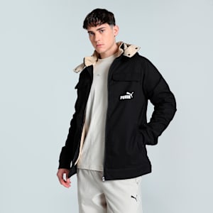 Men's Slim Fit Woven Winter Jacket, PUMA Black, extralarge-IND