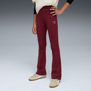 PUMA Class Flared Leggings Youth, Ruby Shimmer, extralarge