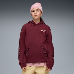 ESS GRAPHIC Animal Hoodie Youth, Ruby Shimmer, extralarge