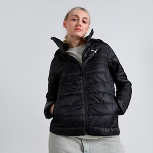 PackLITE PWRWarm Women's Slim Fit Hooded Jacket, PUMA Black, extralarge-IND