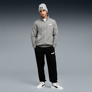 Essentials Men's Fleece Track Suit, Medium Gray Heather, extralarge-IND