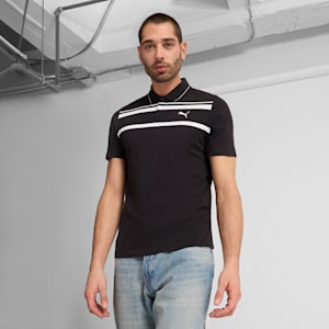 ESS ELEVATED Men's Polo Shirt, PUMA Black, extralarge