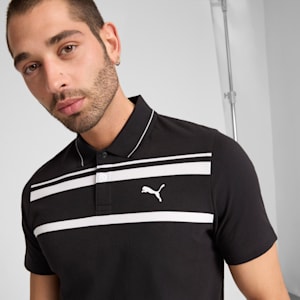 Polo ESS ELEVATED para hombre, PUMA Black, extralarge