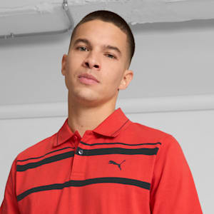 ESS ELEVATED Men's Polo Shirt, Red Fire, extralarge