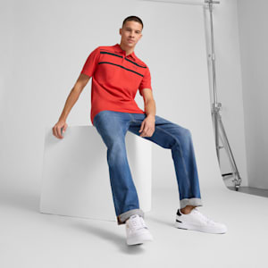 ESS ELEVATED Men's Polo Shirt, Red Fire, extralarge
