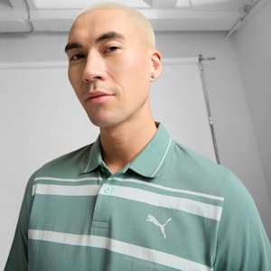 Polo ESS ELEVATED para hombre, Green Moon, extralarge
