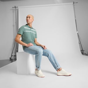 ESS ELEVATED Men's Polo Shirt, Green Moon, extralarge