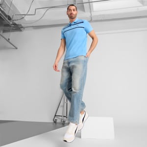 ESS ELEVATED Men's Polo Shirt, Team Light Blue, extralarge