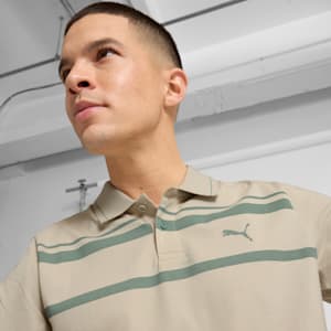 Polo ESS ELEVATED para hombre, Desert Dust, extralarge