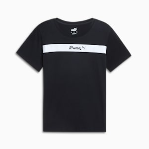 PUMA Upfront Line Women's Tee, PUMA Black, extralarge