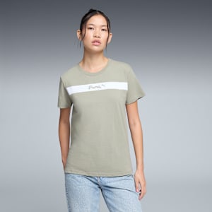 PUMA Upfront Line Women's Tee, Lux Army, extralarge