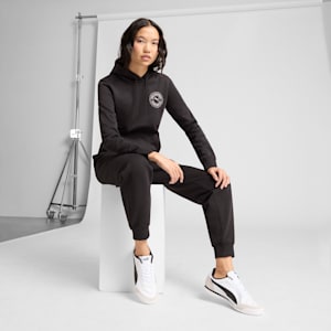 GRAPHICS Emblem Women's Hoodie, PUMA Black, extralarge