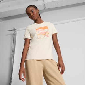 Camiseta GRAPHICS con montaña para mujer, Alpine Snow, extralarge