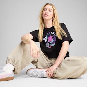Playera para mujer GRAPHICS Fruity, PUMA Black, extralarge