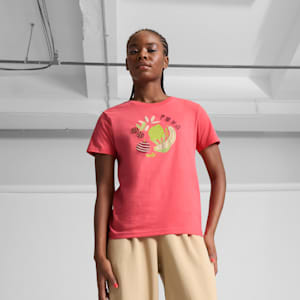 GRAPHICS Fruity Women's Tee, Peach Frost, extralarge