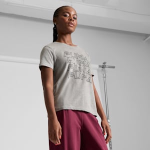 GRAPHICS Repeat Women's Tee, Light Gray Heather, extralarge
