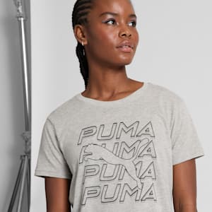 GRAPHICS Repeat Women's Tee, Light Gray Heather, extralarge