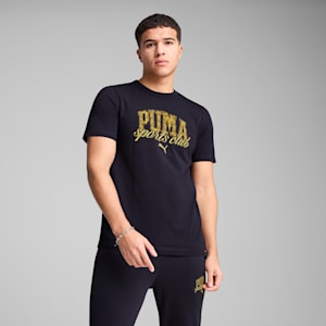PUMA CLASS Men's Graphic Tee, New Navy, extralarge