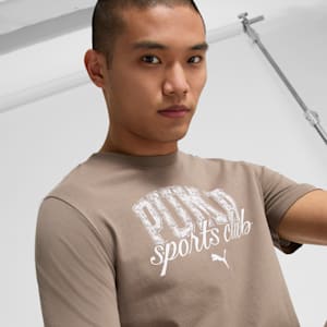 Camiseta estampada para hombre PUMA CLASS, Totally Taupe, extralarge