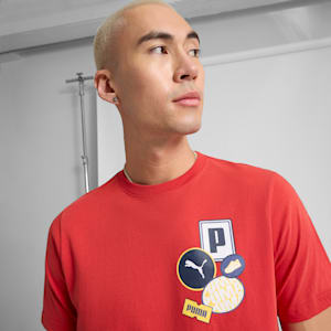 GRAPHICS Icon Tee US Men, Red Fire, extralarge