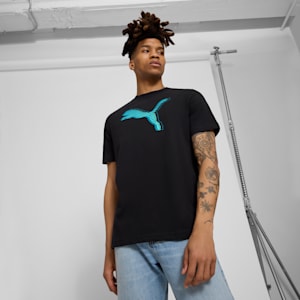 GRAPHICS PUMA Logo Men's Tee, PUMA Black, extralarge