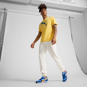 GRAPHICS PUMA Logo Men's Tee, Sunny Yellow, extralarge