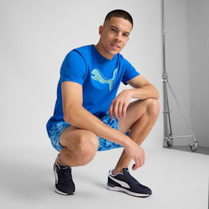 Camiseta GRAPHICS con logotipo de PUMA para hombre, PUMA Team Royal, extralarge