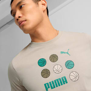 GRAPHICS BBall Men's Tee, Desert Dust, extralarge