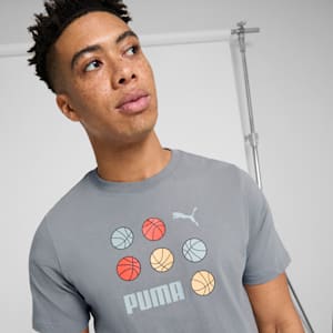 GRAPHICS BBall Men's Tee, Cast Iron, extralarge