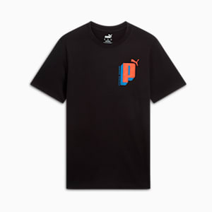 GRAPHICS Letter Men's Tee, PUMA Black, extralarge