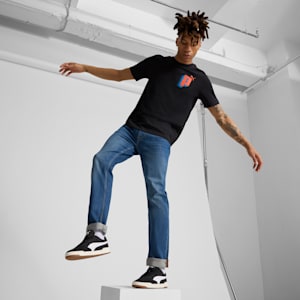 GRAPHICS Letter Men's Tee, PUMA Black, extralarge