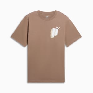 GRAPHICS Letter Men's Tee, Totally Taupe, extralarge