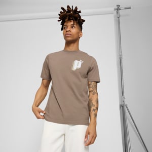 GRAPHICS Letter Men's Tee, Totally Taupe, extralarge