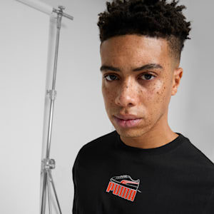 Camiseta GRAPHICS con zapato para hombre, PUMA Black, extralarge