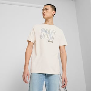 Playera PUMA SPORT para hombre, Alpine Snow, extralarge