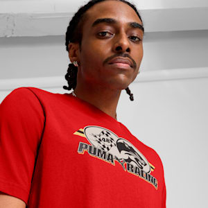 GRAPHICS Racing Men's Tee, Red Fire, extralarge