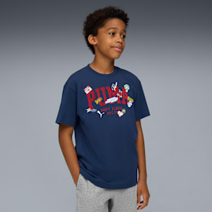 HOOPERHOTLINE Tee Youth, Persian Blue, extralarge