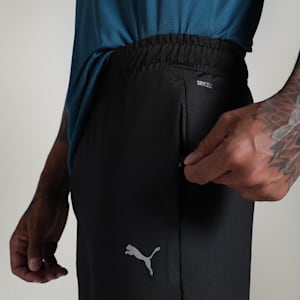 Men's M RUN Reflective Running Pants, PUMA Black, extralarge-IND