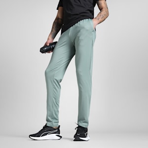Men's M RUN Reflective Running Pants, Green Moon, extralarge-IND