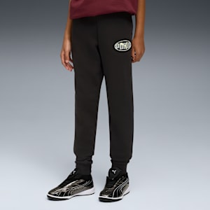 Essentials Logo Lab Sweatpants Youth, PUMA Black, extralarge