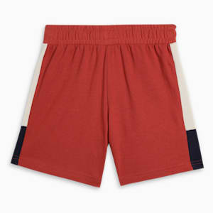 Youth Colorblock Shorts, Red Fire, extralarge-IND
