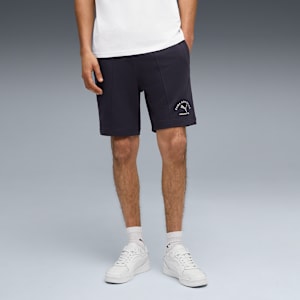 PUMA CLASS Men’s Pintuck Cotton Shorts, New Navy, extralarge-IND