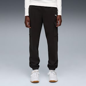 Essentials Relaxed Cargo Pants Youth, PUMA Black, extralarge