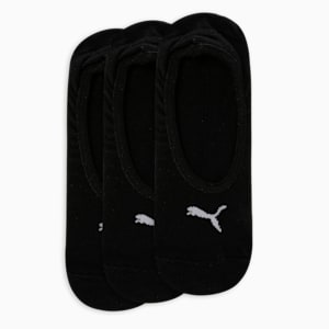 Footie Socks Pack of 3, PUMA Black-PUMA Black-PUMA Black, extralarge-IND