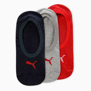 Footie Socks Pack of 3, PUMA Navy, extralarge-IND