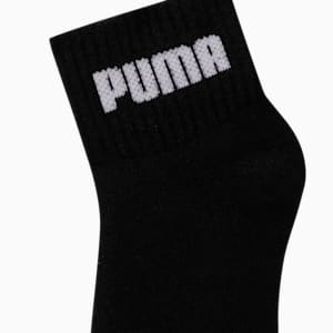 Sport Quarter Kid's Socks Pack of 3, PUMA Black-PUMA Black-PUMA Black, extralarge-IND