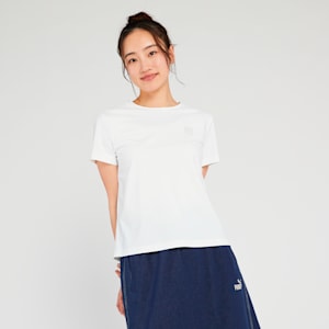 ウィメンズ ESS エレベーテッド SE 半袖 Tシャツ W, PUMA White, extralarge-JPN
